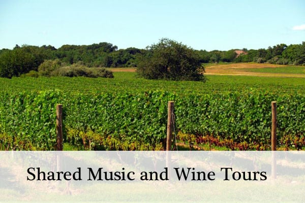 Shared Music and Wine tours