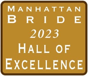 Manhattan Bride 2023 Hall of Excellence Best Wedding Vendors in NYC